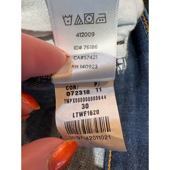 Ann Taylor Loft Jeggings Women’s 10/30 Dark Wash Skinny Stretch Jeans Comfy - Picture 6 of 6